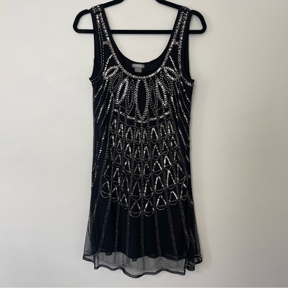 Black Beaded Dress